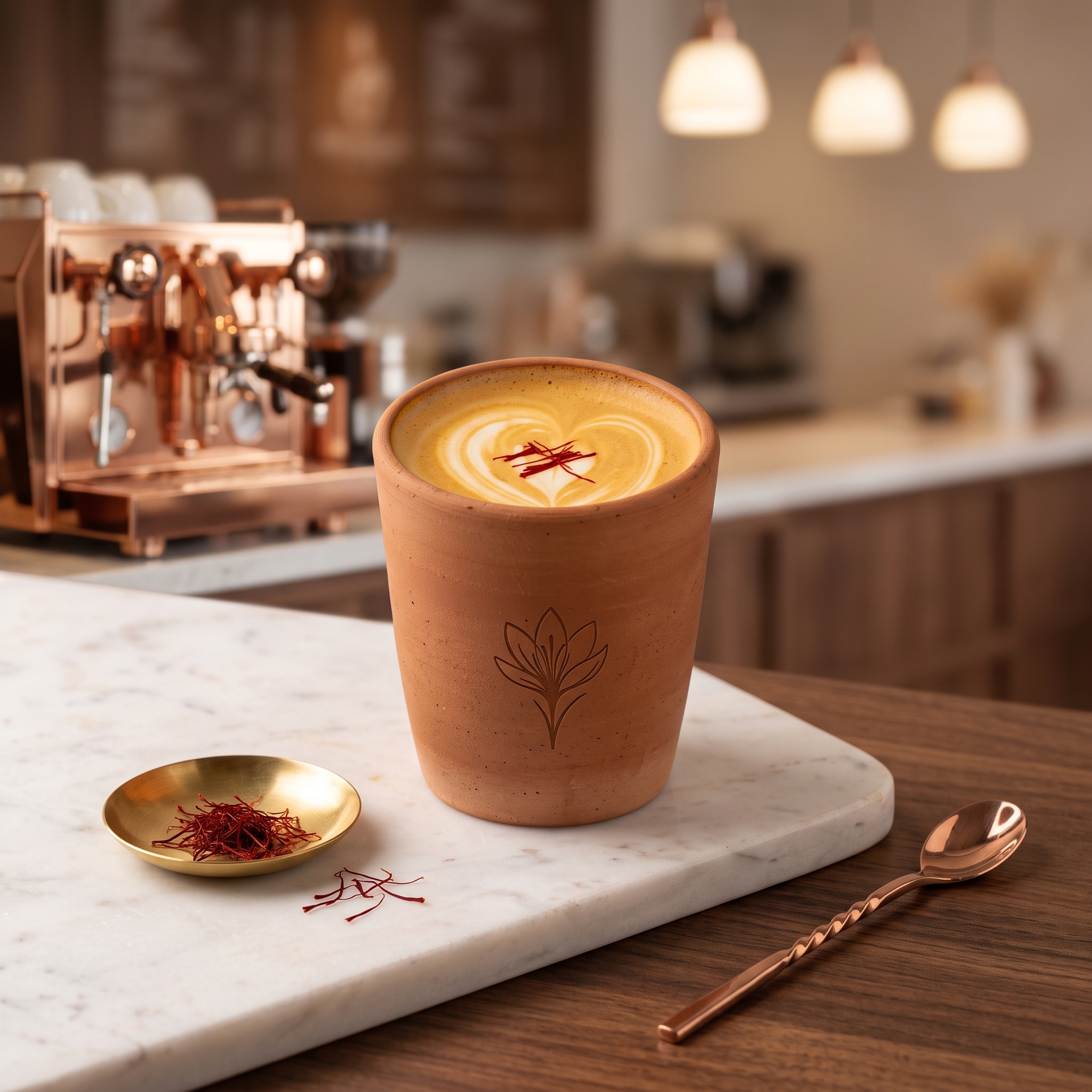 Saffron Latte